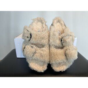 Birkenstock Papillio Ivory Luxx Sherpa Sandals *Good* condition